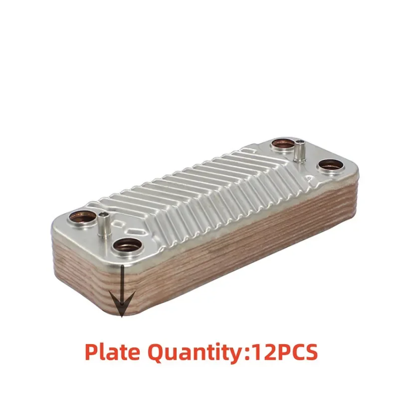 12 Plate Heat Exchanger Beer Wort Chiller Cooler 304 Stainless Steel For Homebrew Cooling Counterflow Chiller Water Heating