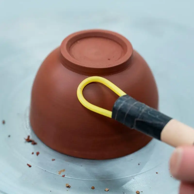 Töpferei-Polierstab, lila Sand, Töpferei-Ton-Trimm- und Polierstifte, DIY-Keramikhandwerk, Skulpturen-Formhilfsmittel – Detail 9
