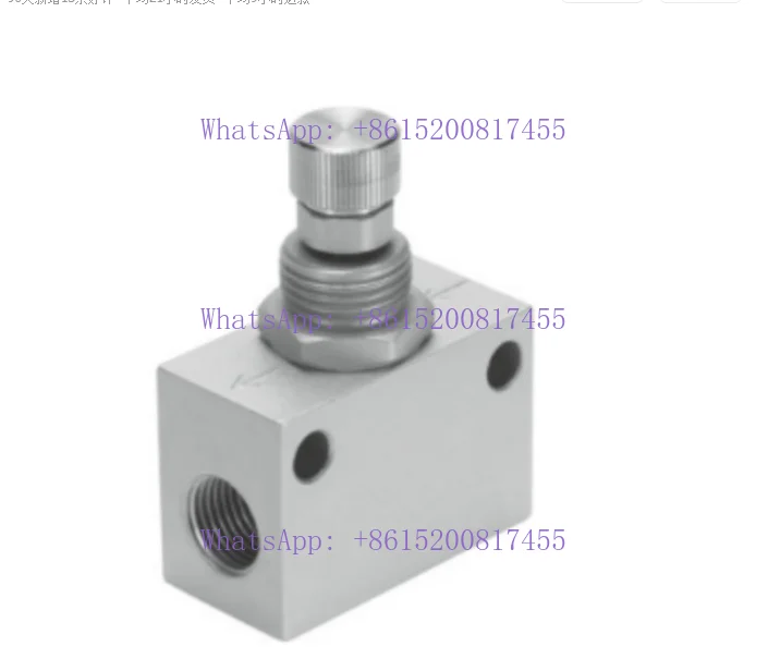 Brand New GR-3/8-B 6308  one-way throttle valve