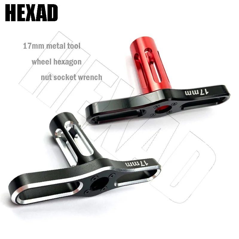 Wheel 17mm Hexagon Nut Wrench Nut Socket Metal HSP Remote Control Car 1/8 Accessories Toy Traxxas X-Maxx