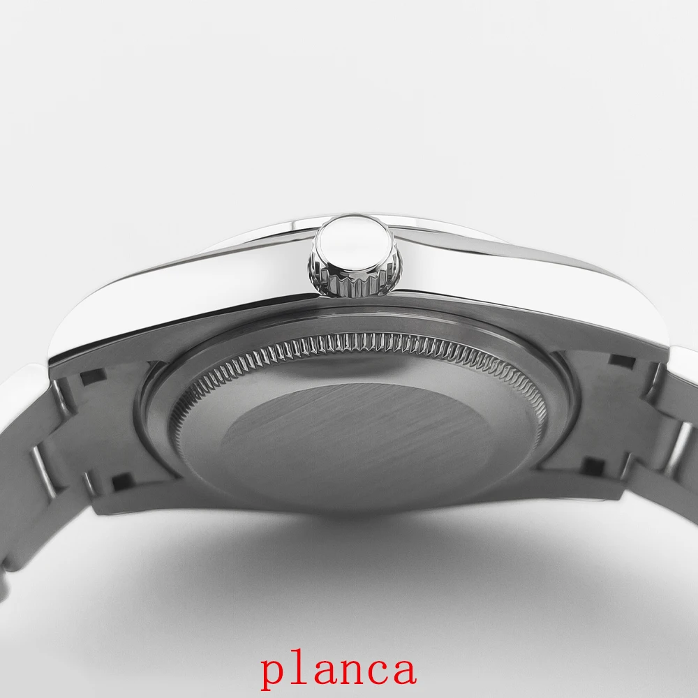 นาฬิกาข้อมือผู้ชายแบบอัตโนมัติขนาด 36 มม. สายสแตนเลส กระจกแซฟไฟร์ กันน้ำ สำหรับดำน้ำ รุ่นหรูหรา