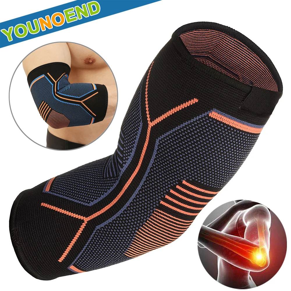 

1PCS Compression Elbow Brace Support Protector Elastic Nylon Arm Sleeve Elbow Pad Men Women Basketball Volleyball Fitness