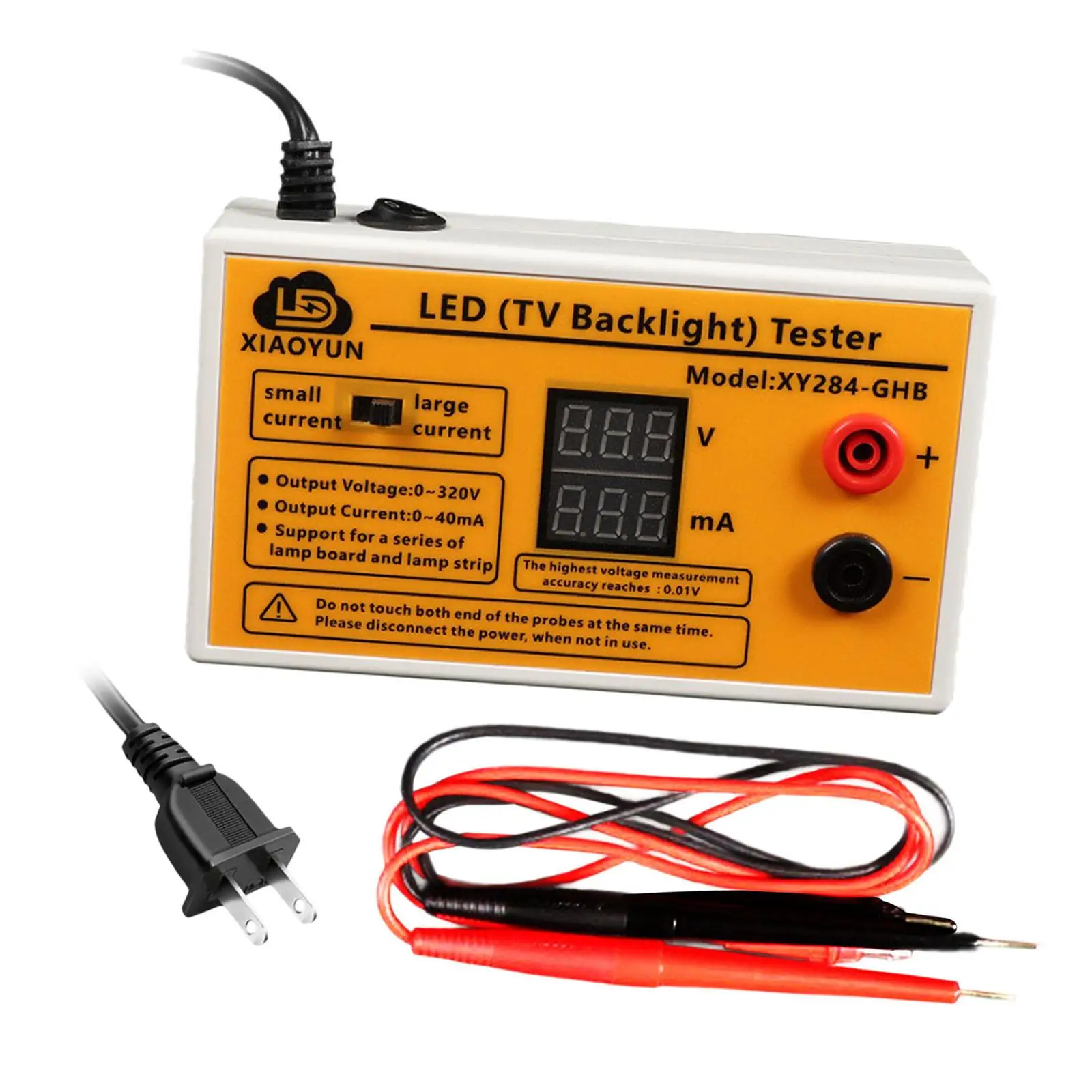 LED Lamp Bead Tester Testing Tool Current Voltage Repair Double Display Multipurpose Measurement Instruments for All LED Beads
