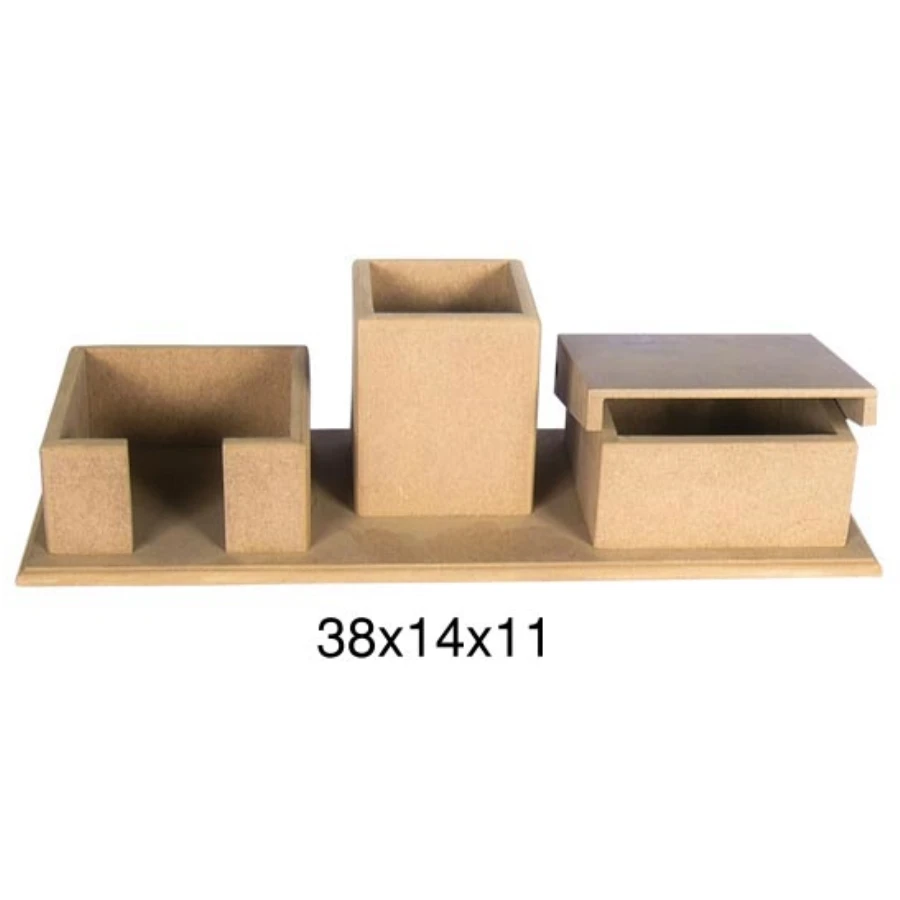 F778 pcs set Suit Penholder, Unpainted Raw Wood Mdf Penholder