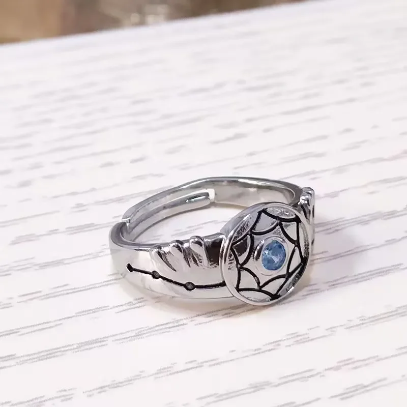 Anime Saint Seiya Knights of the Zodia Pegasus Cosplay Rings Adjustable Men Women Jewelry Ring Prop Accessories Halloween Gifts