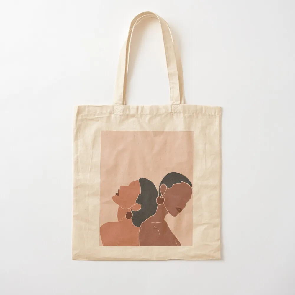 

Melanin Afro Women Tote Bag university shopper bag Fabric bag Canvas Tote