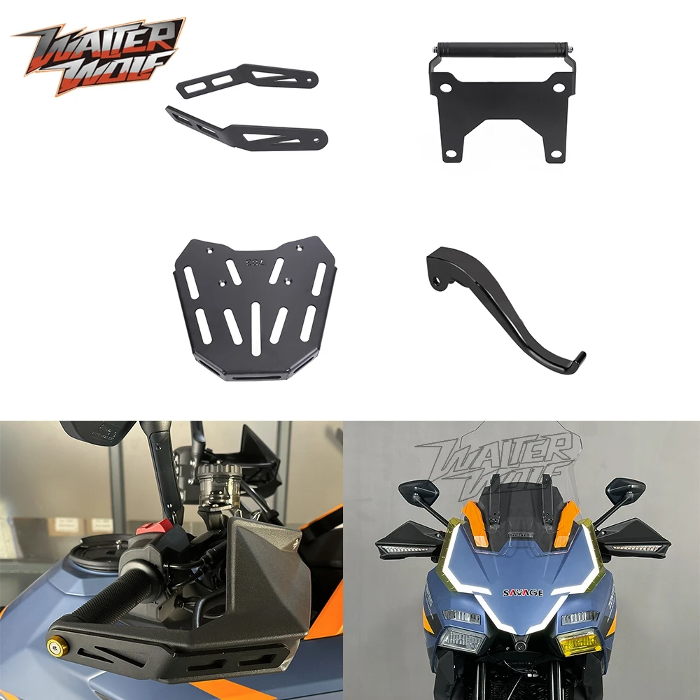 

Для ZONTES 703F удлинительный кронштейн для телефона, задняя стойка, держатель коробки, руль, аксессуары для мотоциклов, рычаг сцепления