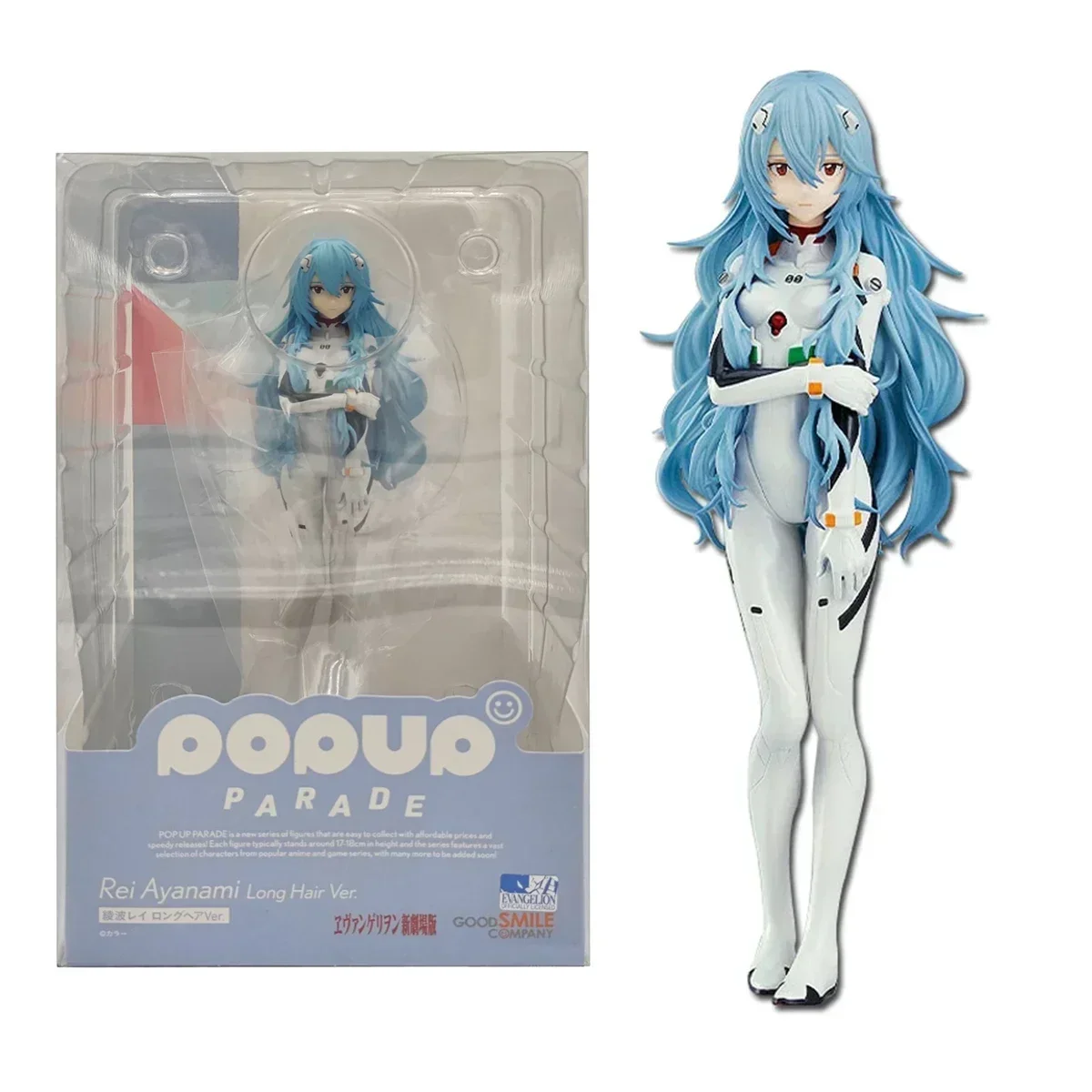 

Original GSC POP UP PARADE Neon Genesis Evangelion REI AYANAMI Ver.Anime Figure Genuine Collectible Model Action Figure In Stock