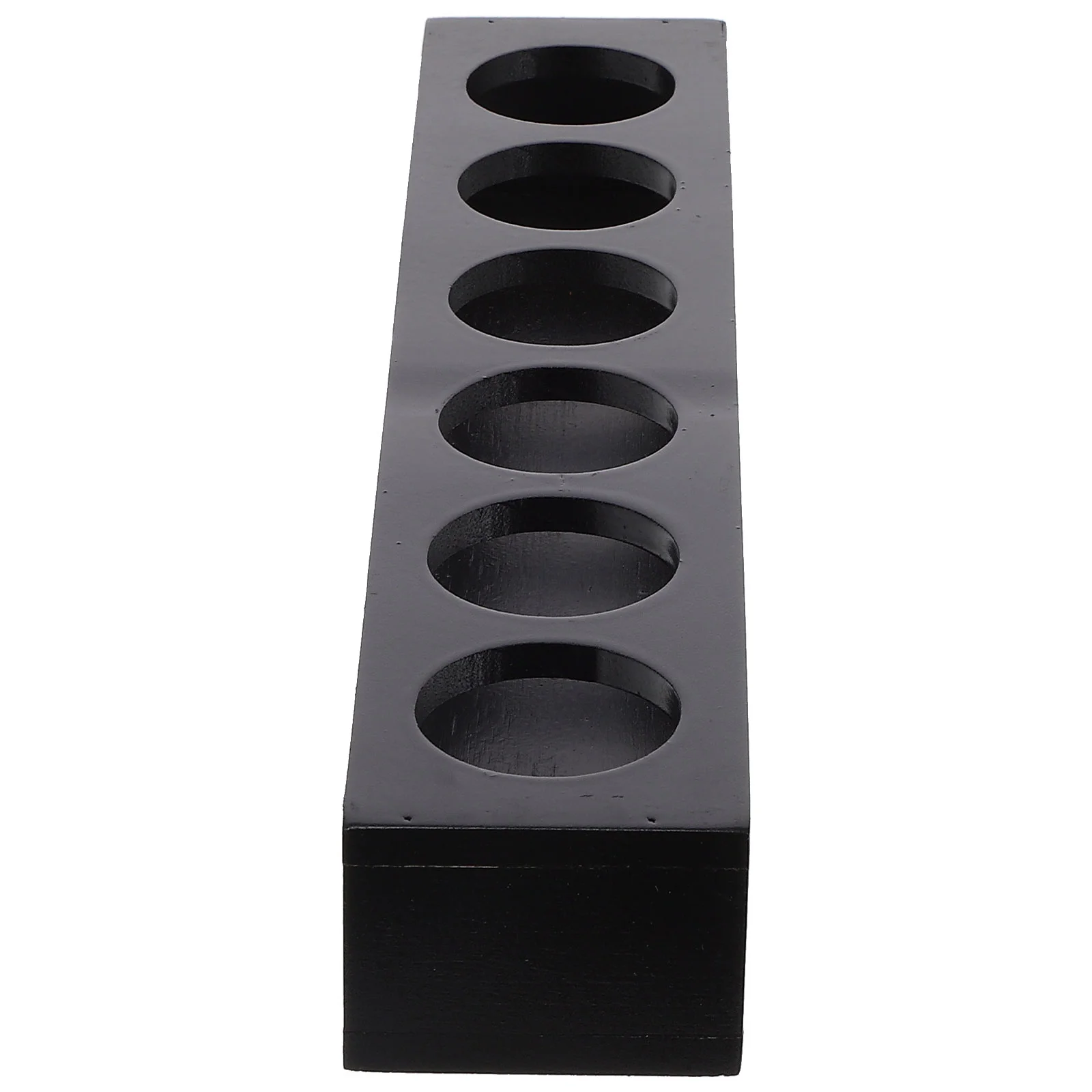 

Cup Holder Wooden Whiskey Glasses White Rack Cups Tray Display Shot for Shots Man Eyeglass