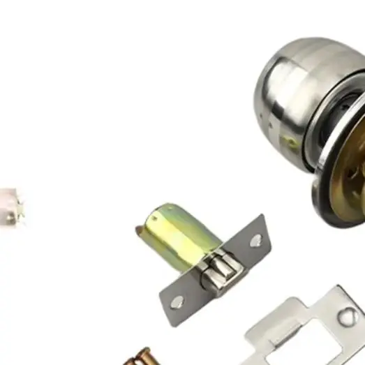 Stainless Steel Ball Lock Mechanism for Wooden Interior Doors Suitable for Bathroom Toilet Bedroom 5.3cm and 6.4cm Dimensions