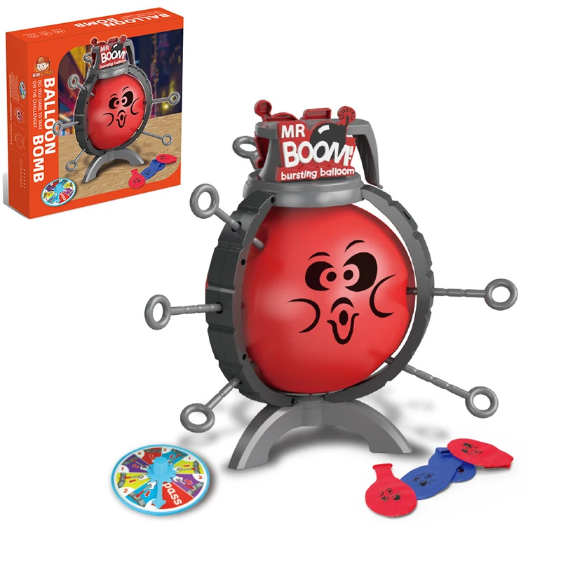Mainan Meja Balon Boom Boom, Mainan Balon Meledak untuk Permainan Pesta, Alat Peraga Lelucon, Pertemuan Keluarga, Mainan Interaktif, Hadiah Anak-Anak