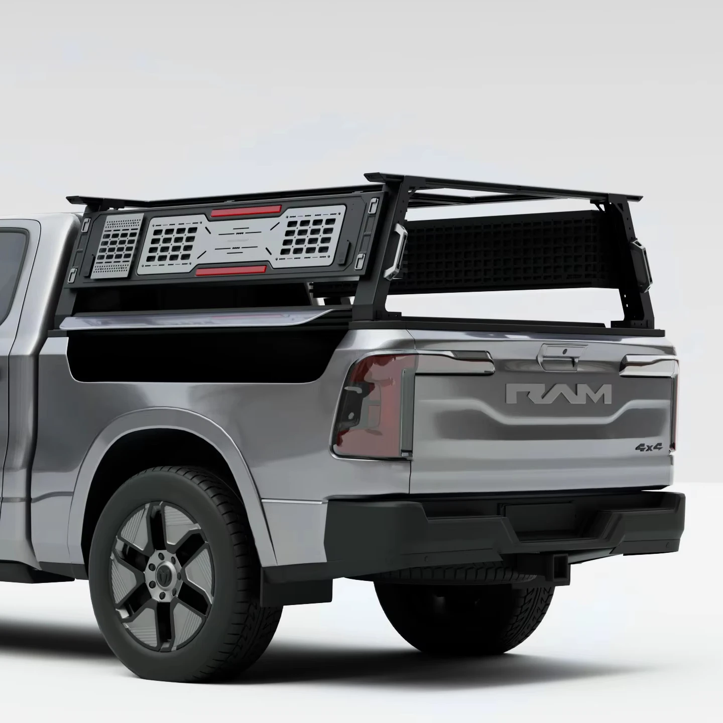 XINYI Adjustable Tactical Bed Rack Foldable Cargo Platform Aluminum Pickup Overland Storage Module for RAM BOX