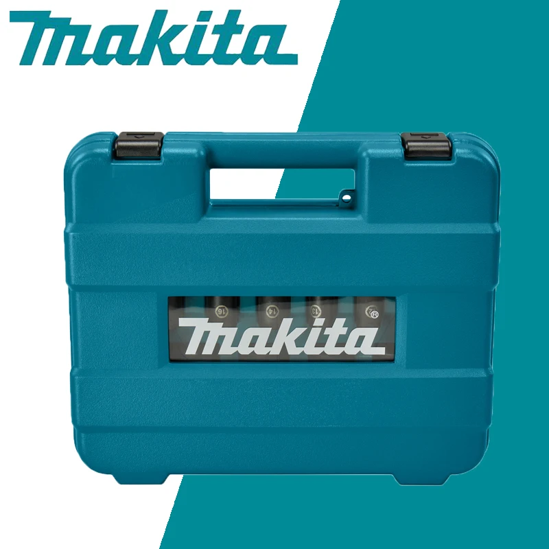 Imagem -03 - Makita-original Socket Spanner Grupo Cromo Molibdênio Material Durável Ferramenta Acessórios 14 Pcs E16586 Pol