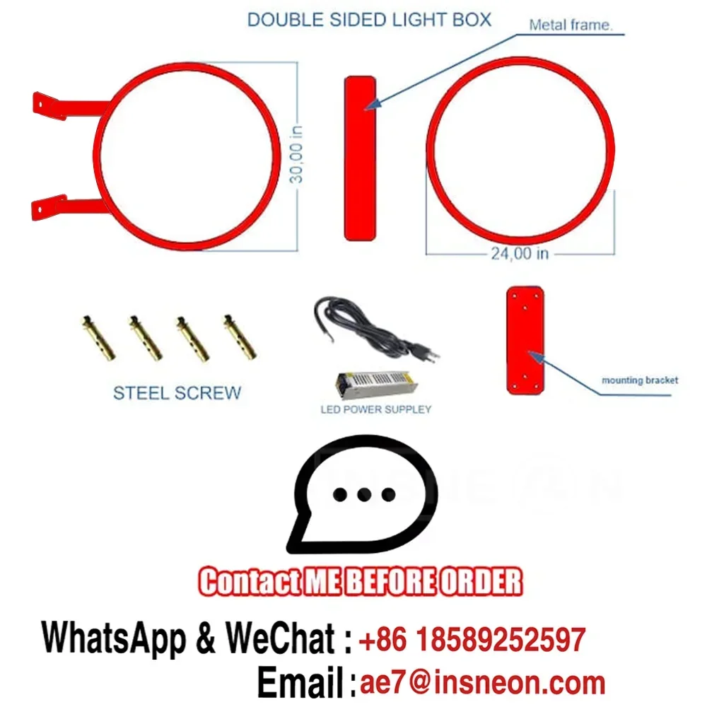 Custom Led Light Signs Box Sign Home Letters Wall Letter Bright Logo Luminous Signage Neon Personal Design Acrylic Metal Outdoor