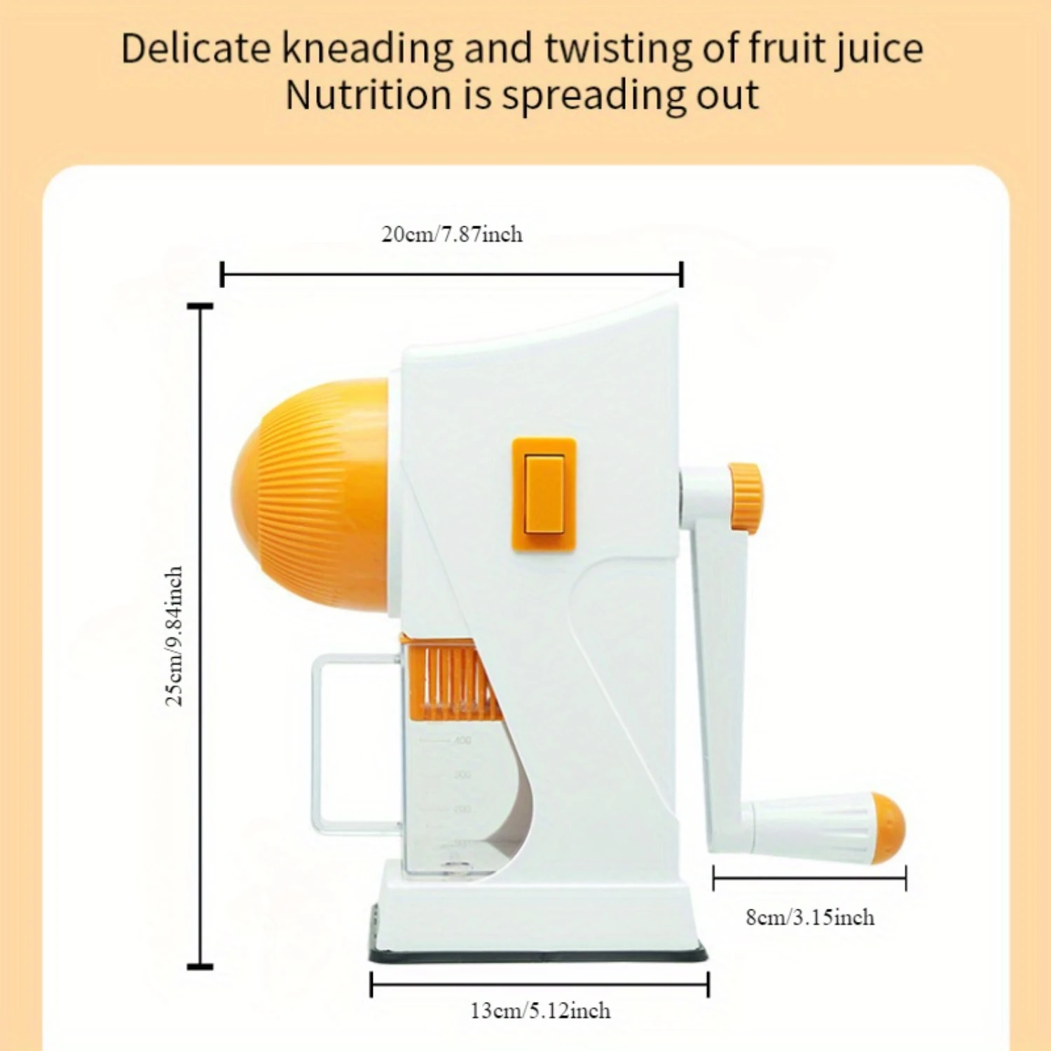 convenient to go out at  with hand juicer.  portable hand juicer artifact orange juice lemon juice quickly.