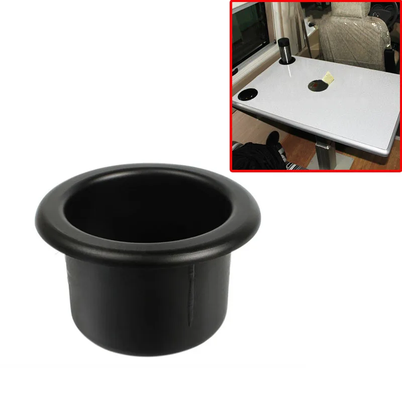 

Caravan Cup Holder RV Modification Cup Holder Black Plastic Car Cup Water Drink Holder For RV Interior Accessories 72/77/79mm