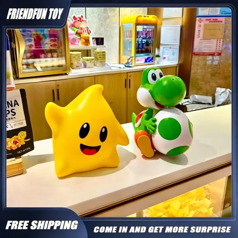 

Super Mario Galaxy Movie Merchandise Yoshi Model Popcorn Bucket Anime Movie Related Product Exquisite Toy Birthday Gift Ornament