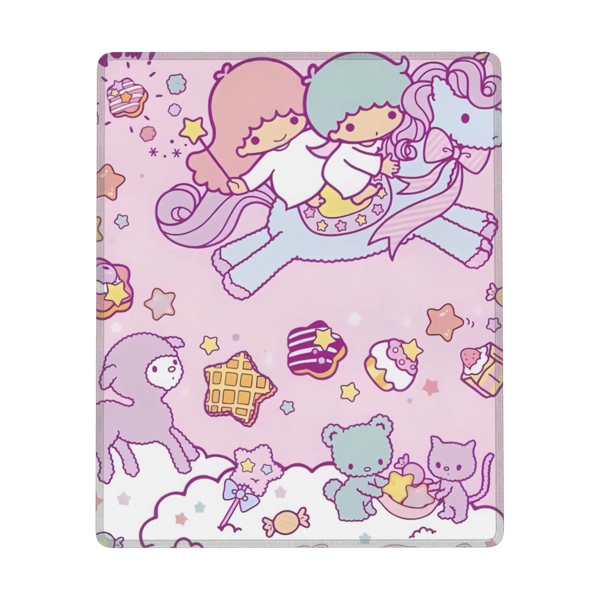 

Little Twin Stars креативный универсальный противоскользящий коврик для мыши игровой коврик для мыши новая подушка для стола удобная для портативных ПК