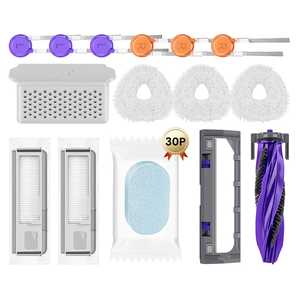 Cloud Whale J5 MAX 스위핑 로봇 액세서리 사이드 브러시 걸레 롤 브러시 필터 먼지 봉투 통합 소모품