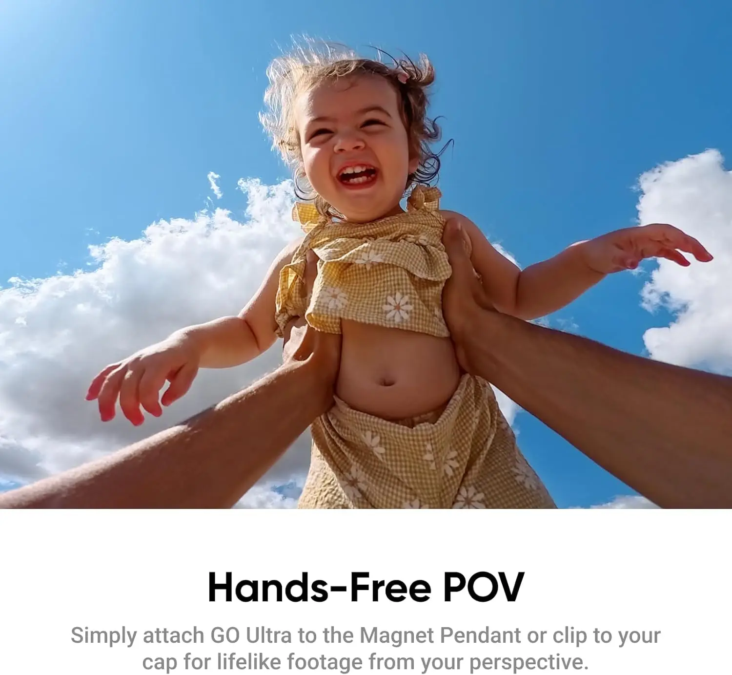 Insta360 GO Ultra - كاميرا صغيرة 4K بدون استخدام اليدين خفيفة الوزن وجزء علوي متنقل في تثبيت الإضاءة المنخفضة بطارية 200 دقيقة 10 متر مقاومة للماء أصلية جديدة