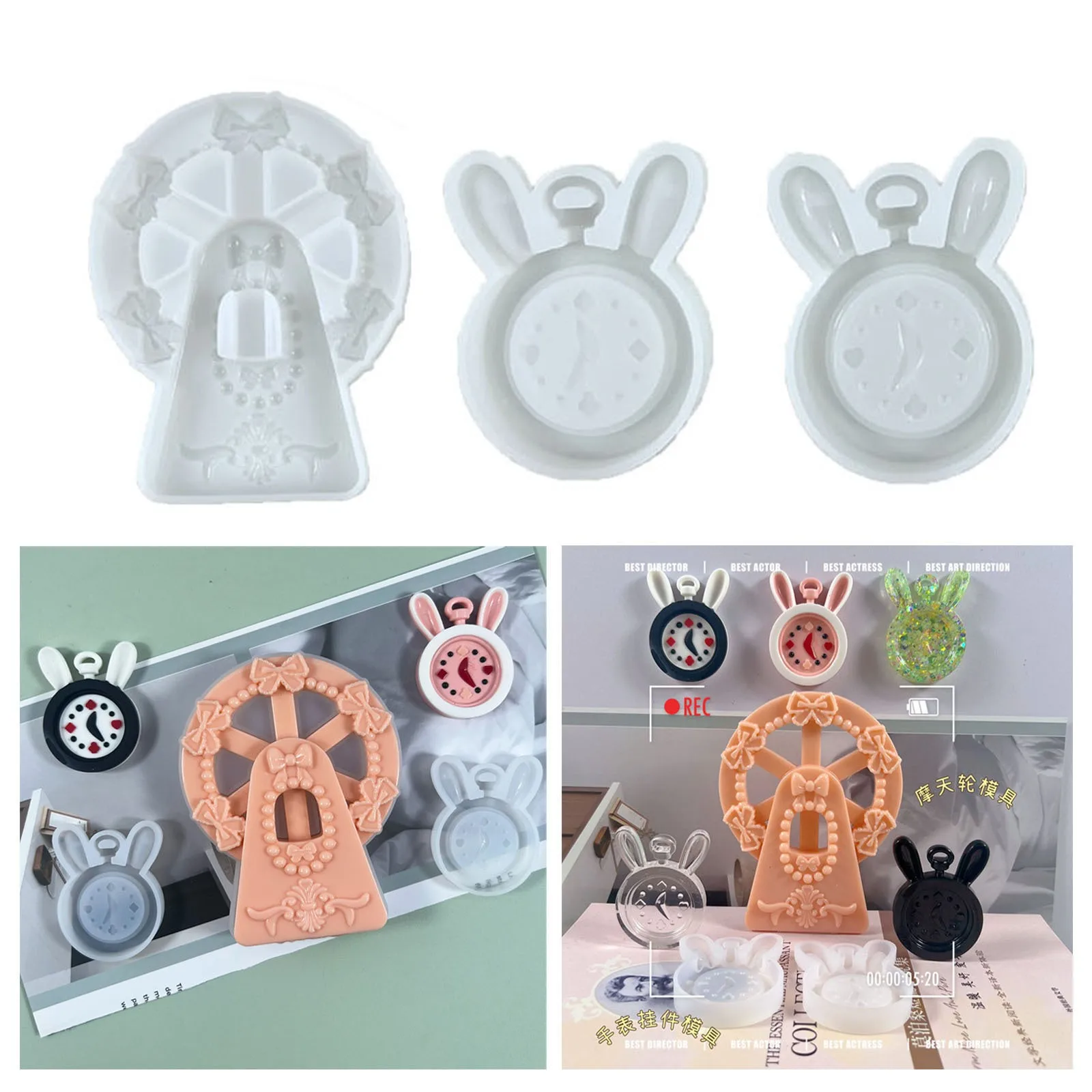 Diy Bow Ferris Wheel Windmill Silicone Mold