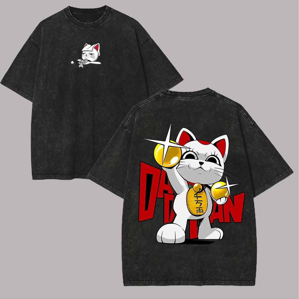 Dandadan Momo Okarun T-Shirt Men Women Cotton Graphic Printed Short Sleeve Washed Streetwear Tee Summer Casual 2026 Hot Sale