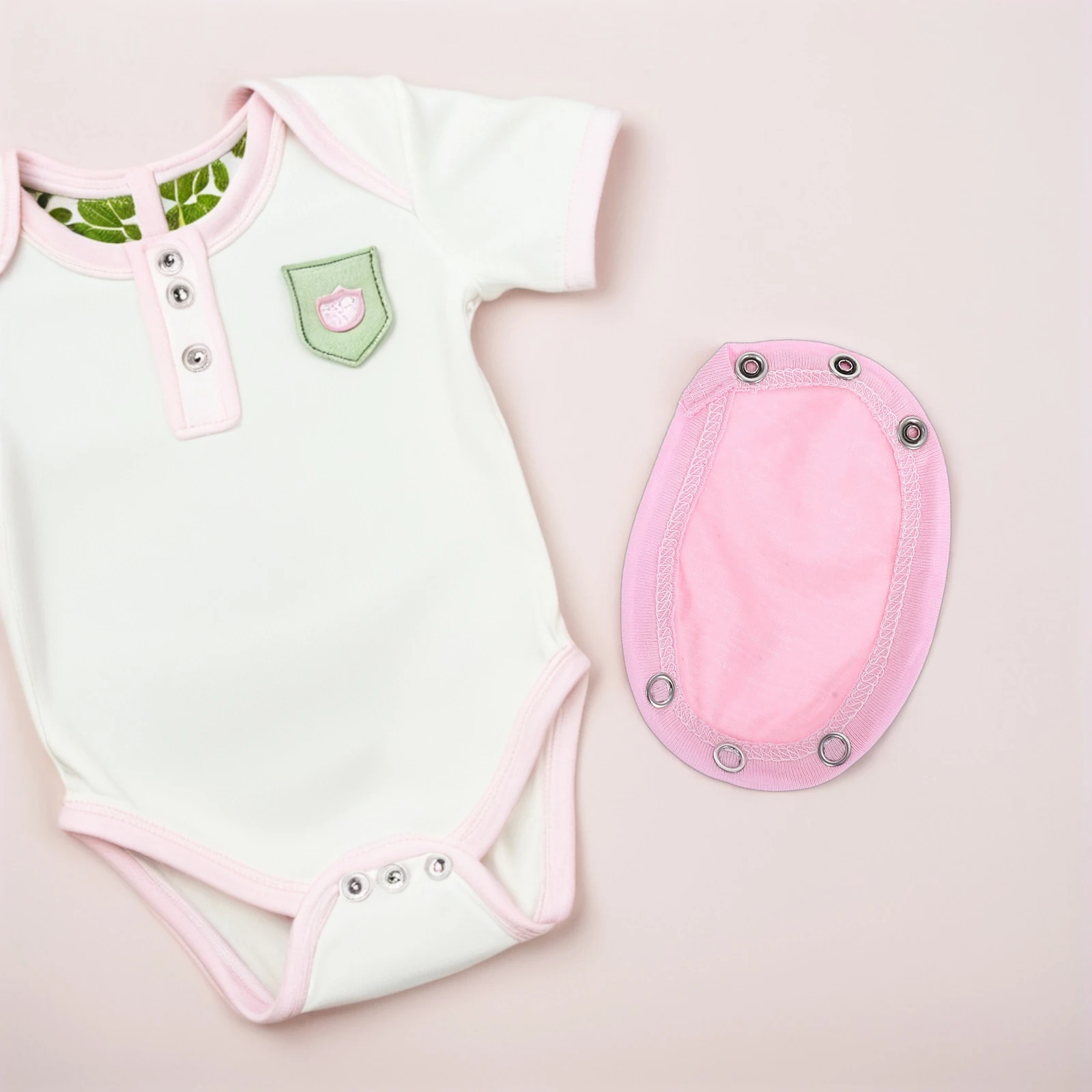 

5pcs Baby Bodysuit Extender Snaps Cotton Jumpsuits Extend Piece for Toddler Boys Girls Soft Breathable Infant Wear