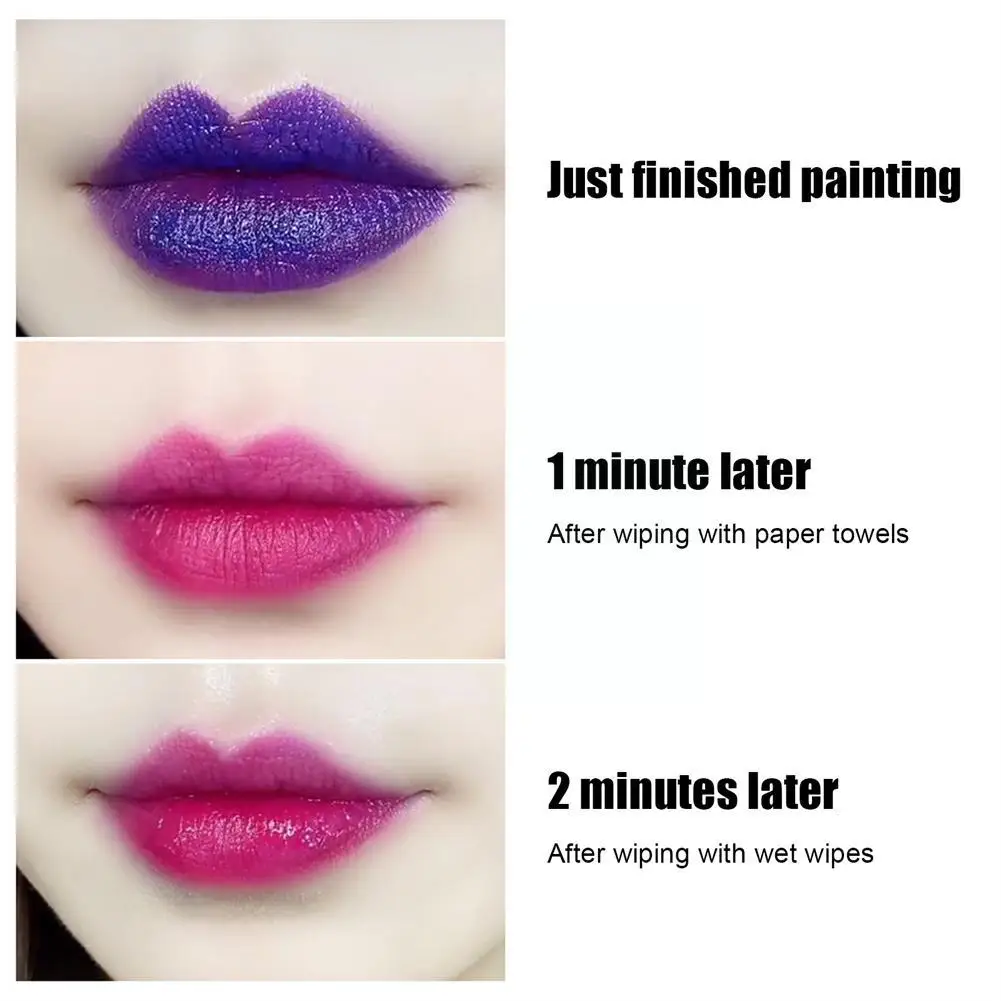 Blue Rose Lipstick Temperature Color Changing Lip Moisturizing Gloss Sexy Makeup Shiny Free Female Shipping Lip Lipstick Ba S3c8