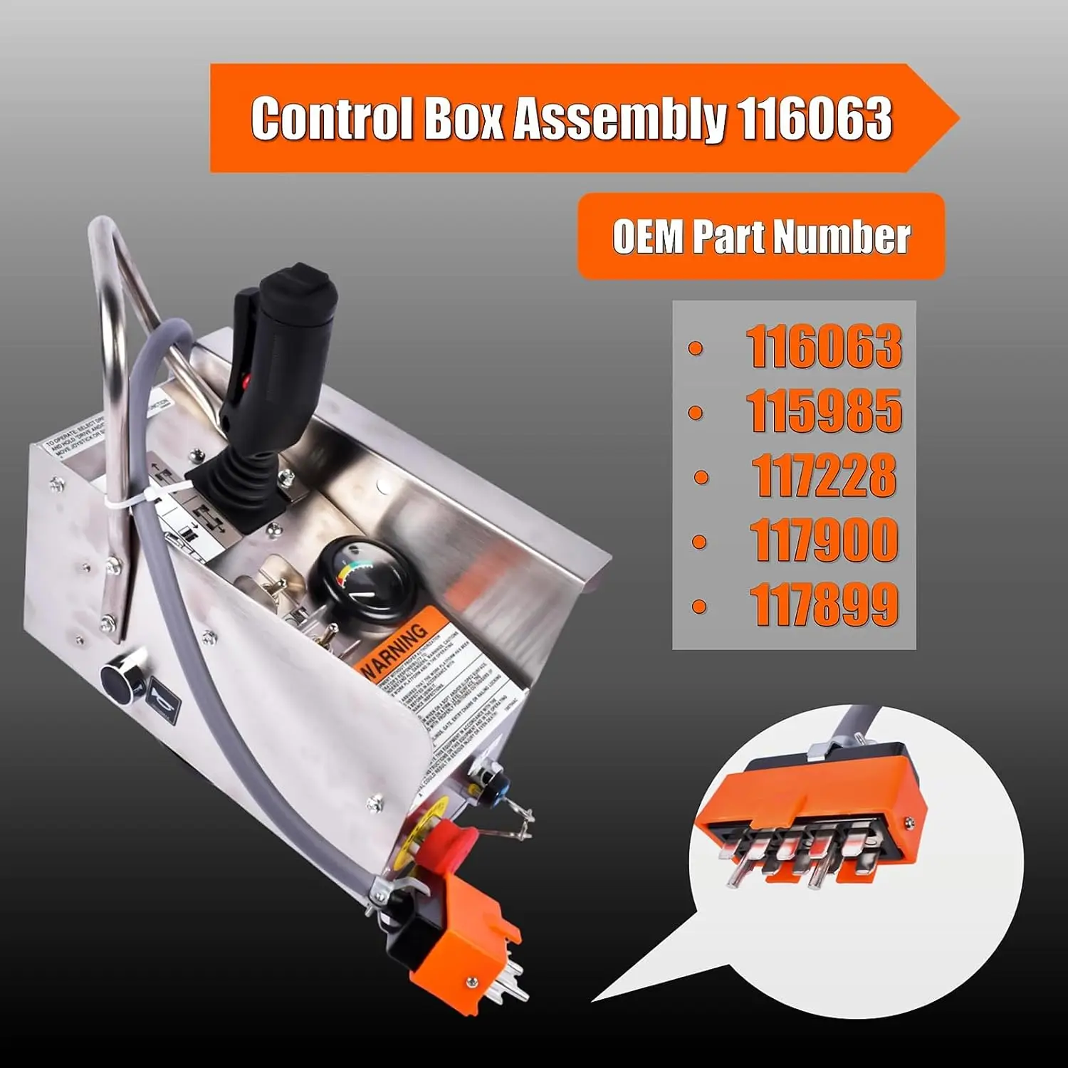 116063 115985 Control Box Assembly Replacement for SkyJack Scissor Lift SJIII 3219 3220 3226 4620 4626 4632 OE# 117228 117900
