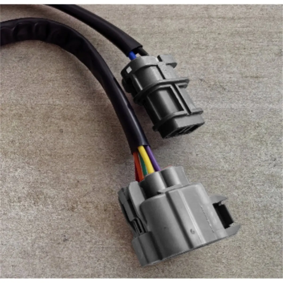 Compatible 2pcs OBD2 to OBD1 Distributor Engine Jumper Swap Harness Dizzy 10 Pin for 1999-2000 Si 96-01