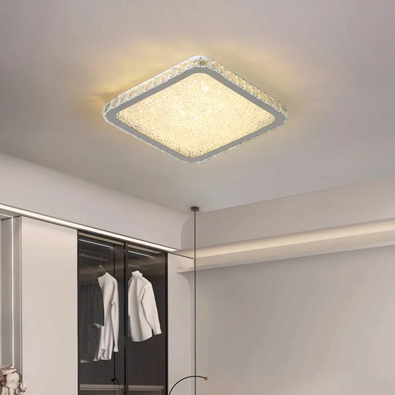 

Crystal living room headlight ceiling light bedroom dining room chandelier modern simple atmosphere