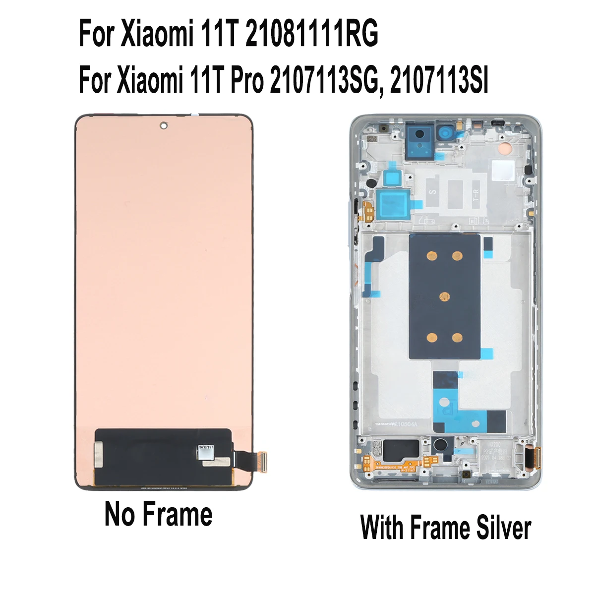 Original For Xiaomi 11T Pro 11TPro 2107113SG LCD Display Touch Screen Replacement Digitizer For Xiaomi 11T 11 T 21081111RG LCD