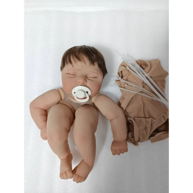 

20inch 50cmReborn Doll Kit Peaches Already Painted Unfinished DIY Doll Parts with Body Cloth