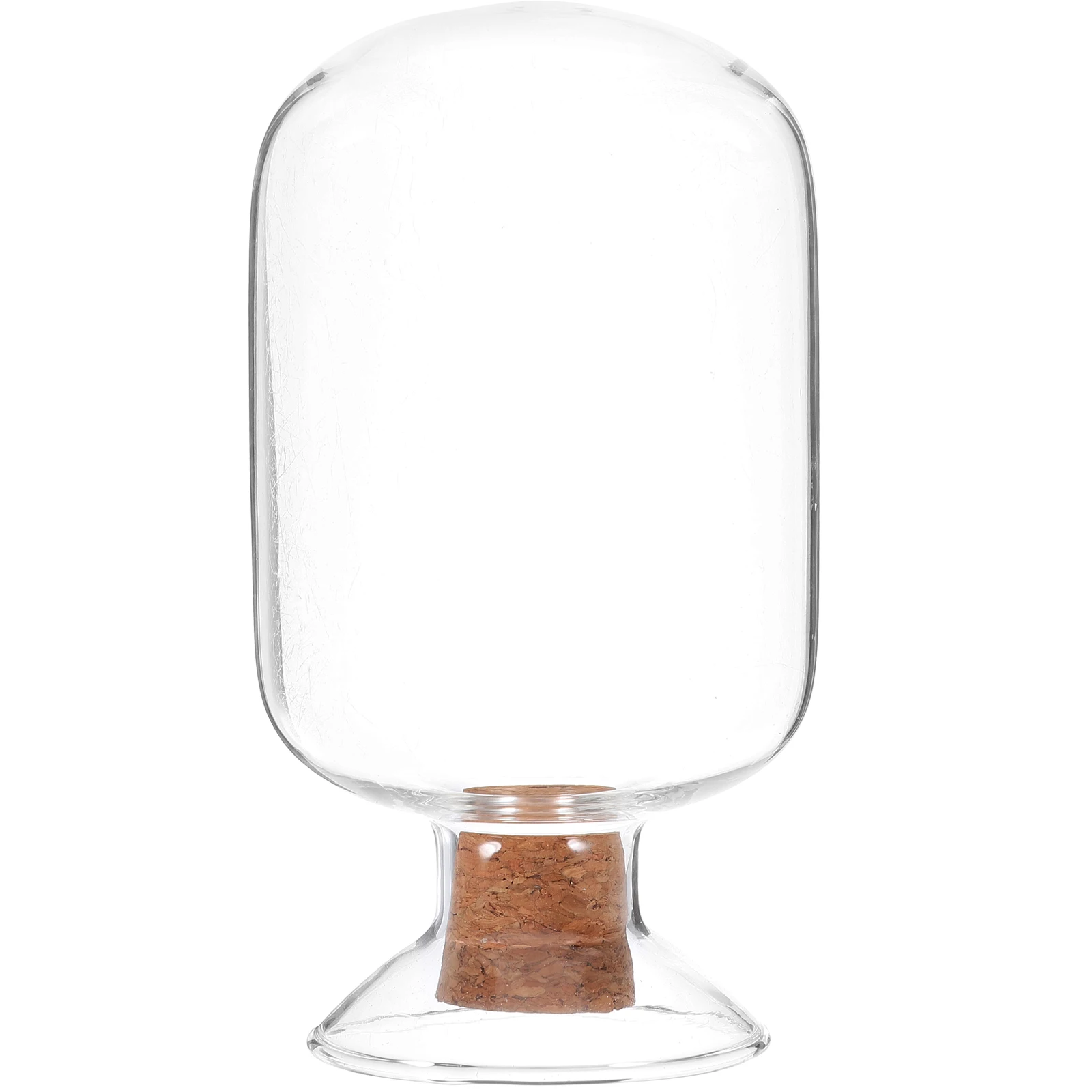 

Apothecary Cloche Jar for Matches Can Packaging Bottle Matchstick Holder Glass Baby Vials