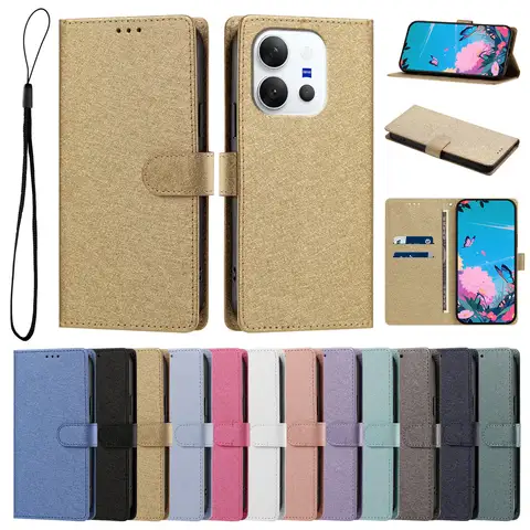 Wallet Leather Magnetic Phone Case For Asus ROG Phone 7 8 9 Zenfone 10 11 12 Card Holder Kickstand Strap Funda Book Silk Cover