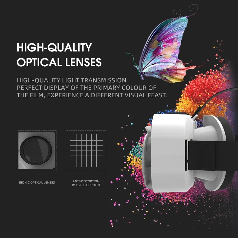 Smart Helmet Lenses 3D VR Glasses Virtual Reality Viar Goggles Headset Devices  For Cell Phone Mobile Smartphones Viewer