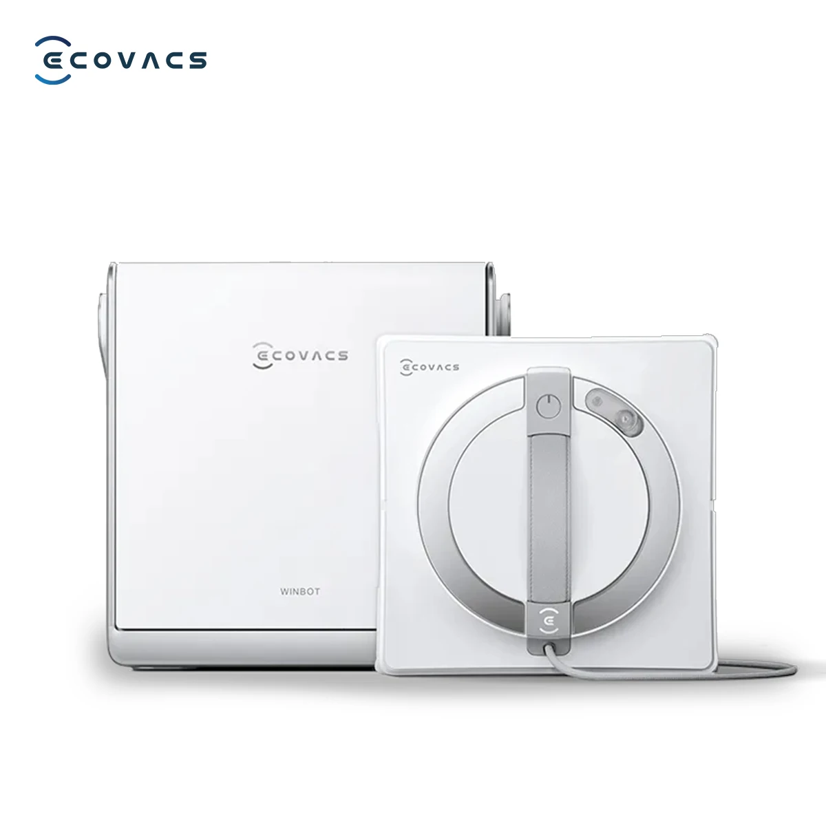 ECOVACS WINBOT W2 PRO OMNI Fensterreinigungsroboter, tragbar, multifunktionale Station, Ladung während der Arbeit, Dreifach-Sprühkopf