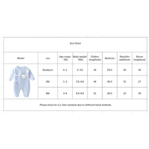 Boys Bodysuit Newborn Winter Jumpsuit Cotton Clothing Child Wear 0-6m Thickened Spring and Autumn Clothing 12 Main sales output maternity for boy - №1