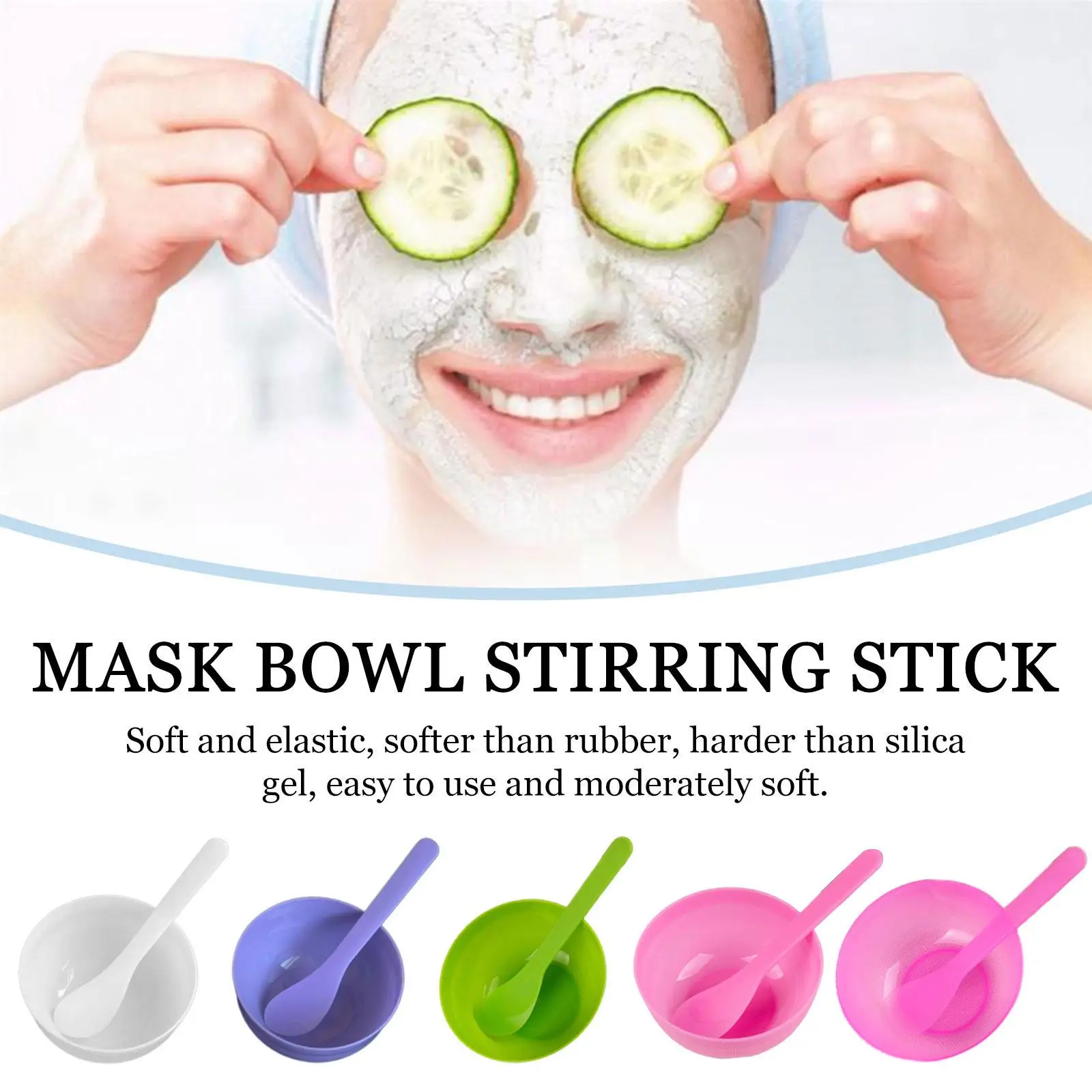 Face Mask Mixing Bowl Set DIY Facemask Mixing Tool with Silicone Mask Bowl Makeup Brushes Spatula Beauty Skin Care Beauty Health