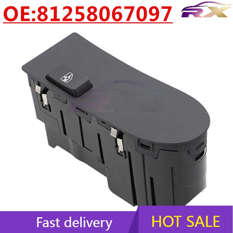 

OEM:81258067097 Suitable For Man TGA TGL Truck Accessories Powered Windows Glass Lift Switch
