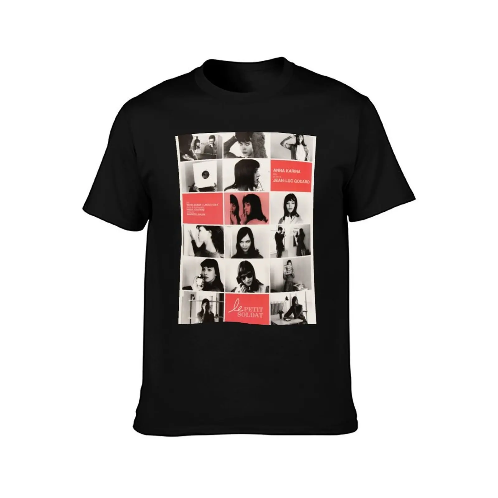 Anna Karina / Godard - Le Petit Soldat - vintage French movie poster T-Shirt Quick Dry Travel T-Shirt