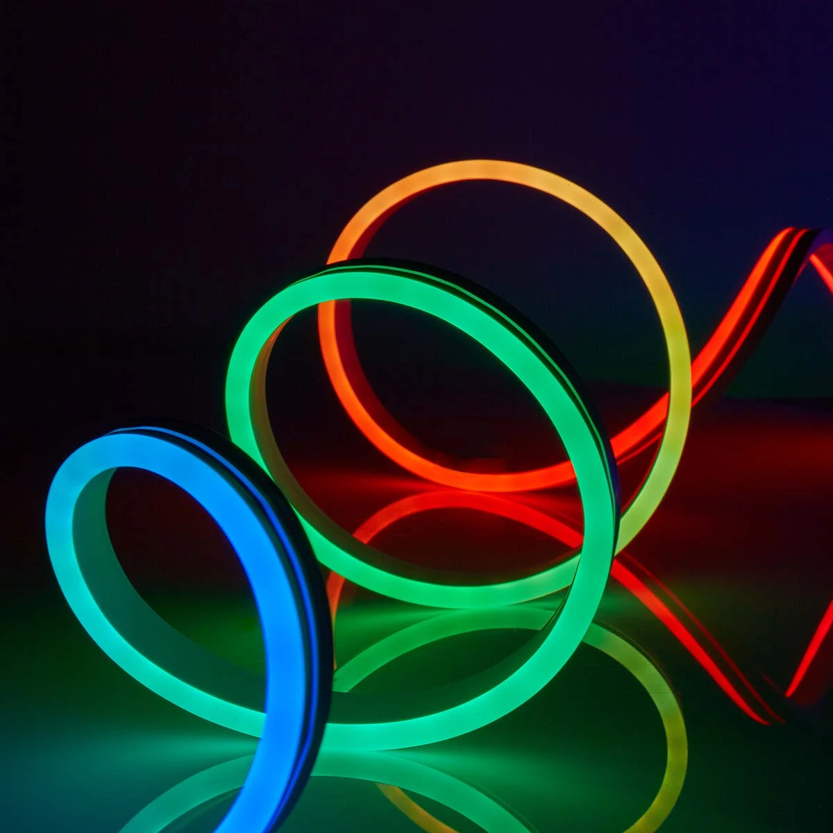 Neon Strip Light Bluetooth Neon Led Strip Lights Smart 1M 2M 3M 5M Waterproof RGBIC Flex Ribbon Led Tape Music Sync