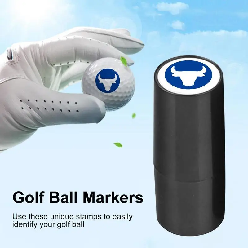 Waterproof Golf Ball Marker Waterproof Golf Ball Marking Stamp Flexible Multifunctional Reusable Assorted Golf Ball Seal Mark