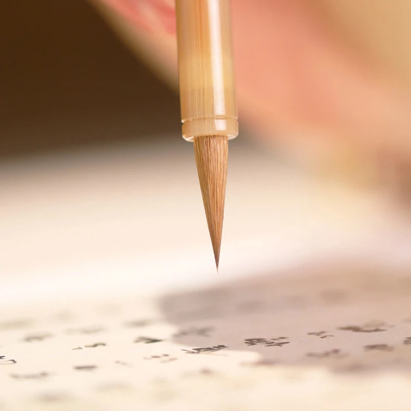 High End Chinese Calligraphy Writing Brushes Pen Professional Small Regular Script Handwriting Hold Line Painting Huzhou Brush