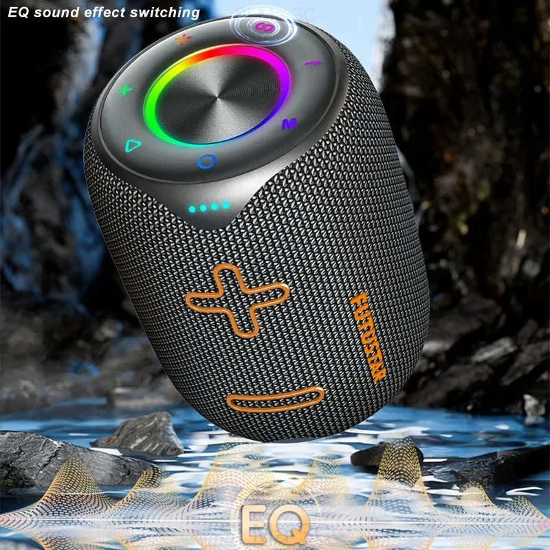 HiFi Wireless Bluetooth TWS Stereo Surround Subwoofer AUX U Disk TF Card Speakers Mini Portable Outdoor Waterproof Sound Column