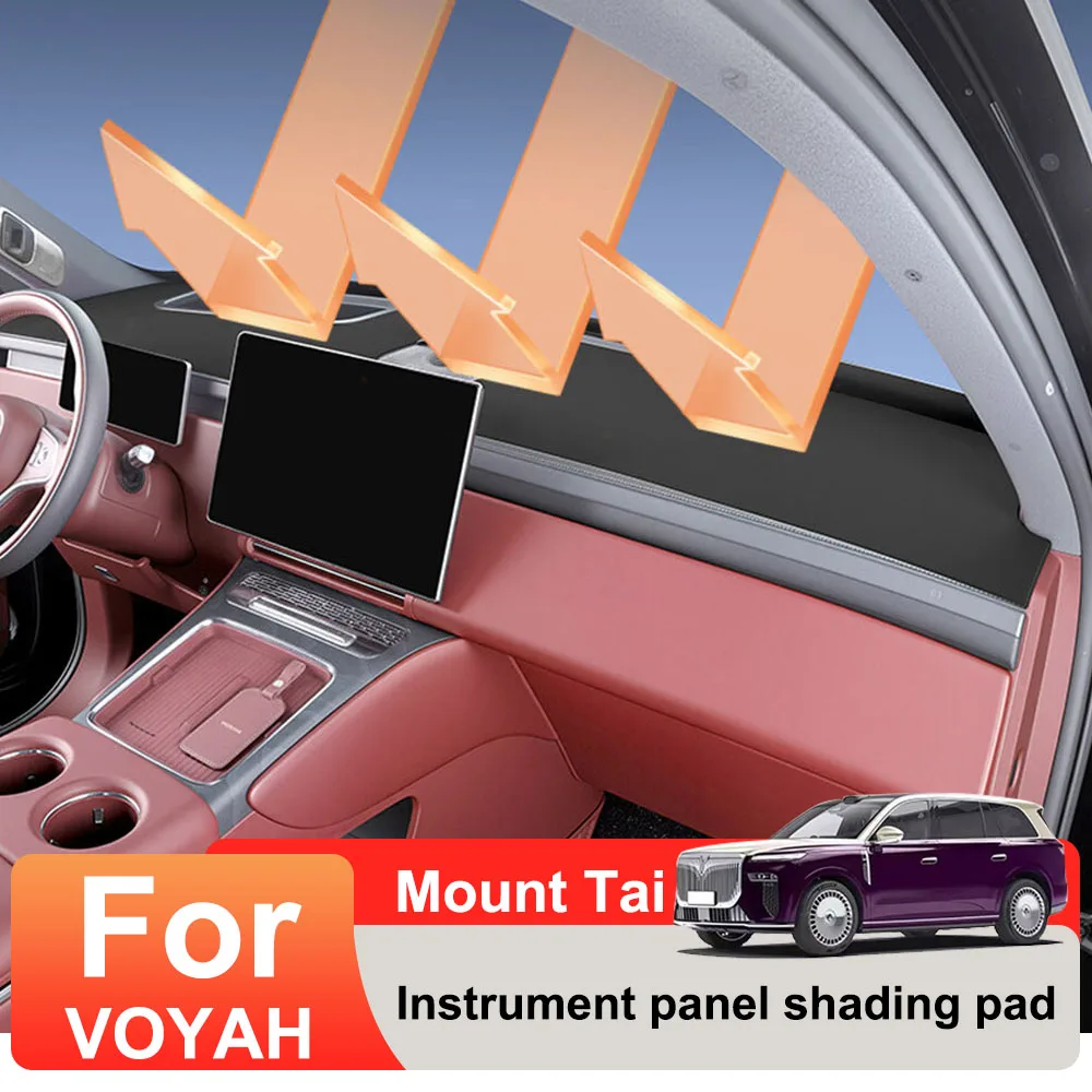 

Fit For VOYAH Taishan Mount Tai 2026 Instrument Panel Reflective Protective Pad Automotive Parts Anti Slip And Sun Protection