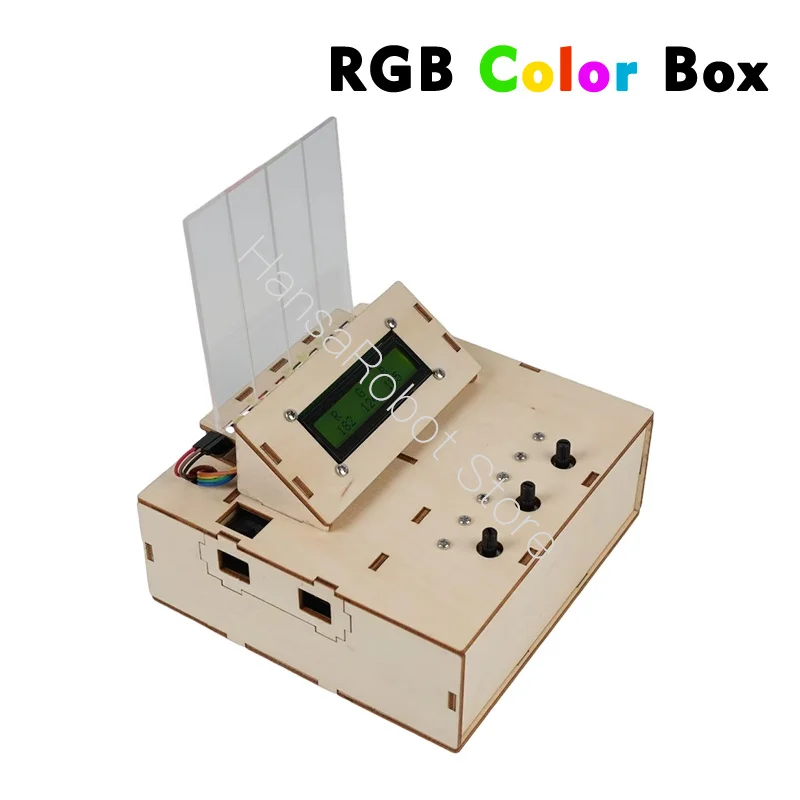 Rgb Kleurdoos Arduino Programmering Diy Productie Roterende Potentiometer Controle Plezier Maker Stam Speelgoed