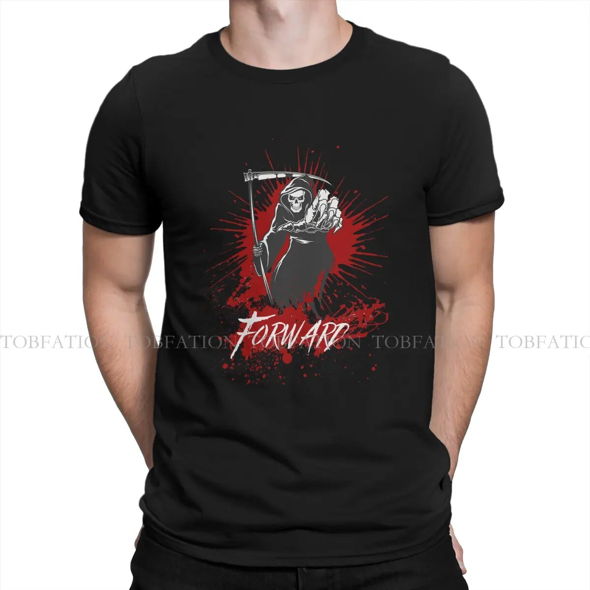 Terrible Blood Fashion TShirts Forward Observations Group Men Graphic Pure Cotton Streetwear T Shirt O Neck 