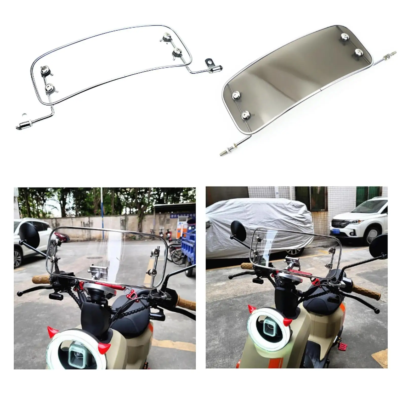 

Лобовое стекло мотоцикла, запасные части для ветрового стекла мотоцикла, ветровое стекло скутера