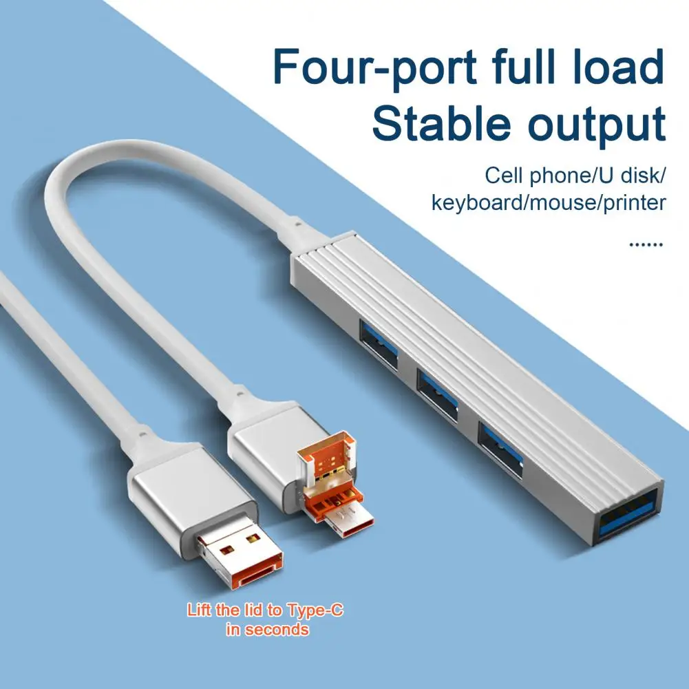 Docking Station with Usb Ports Hub Adapter High-speed 4-in-1 Usb/type-c Hub Multifunctional Docking Station for Laptop